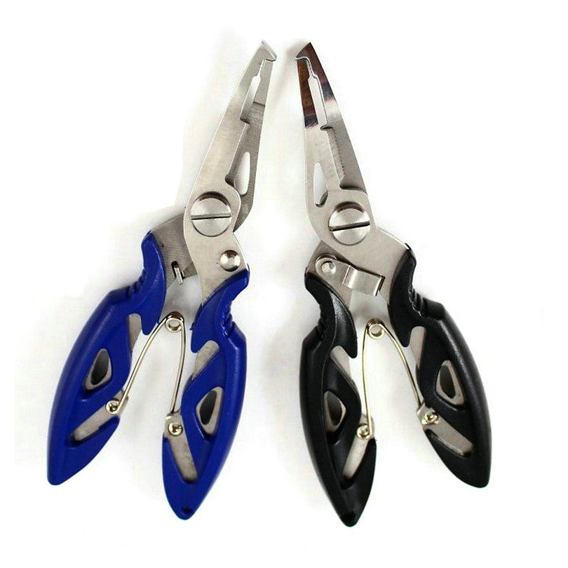 Stainless steel curved nose fishing pliers