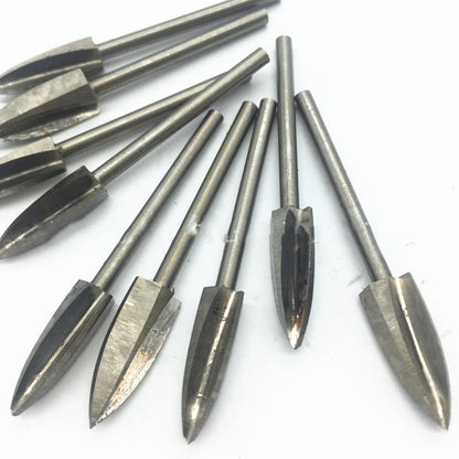 Steel wood carving bit set