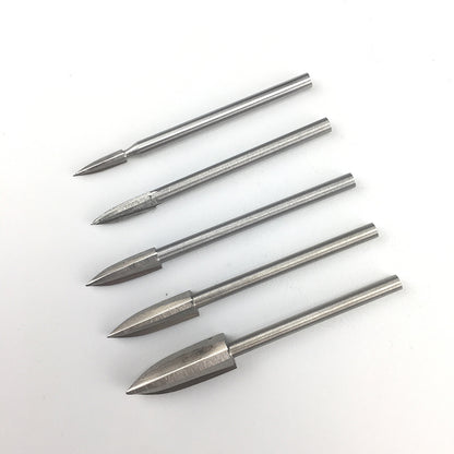 Steel wood carving bit set