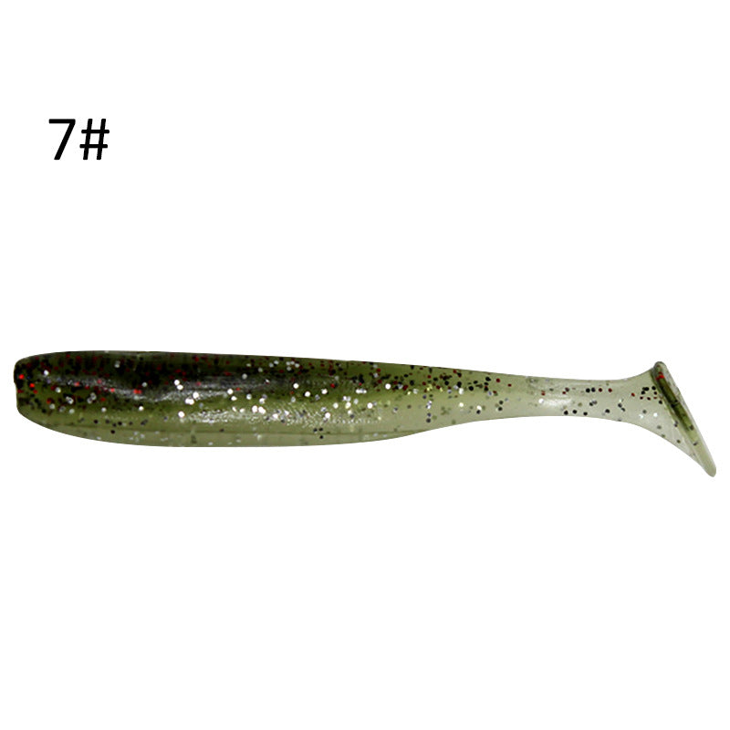 Two-color T tail sub-bait soft bait