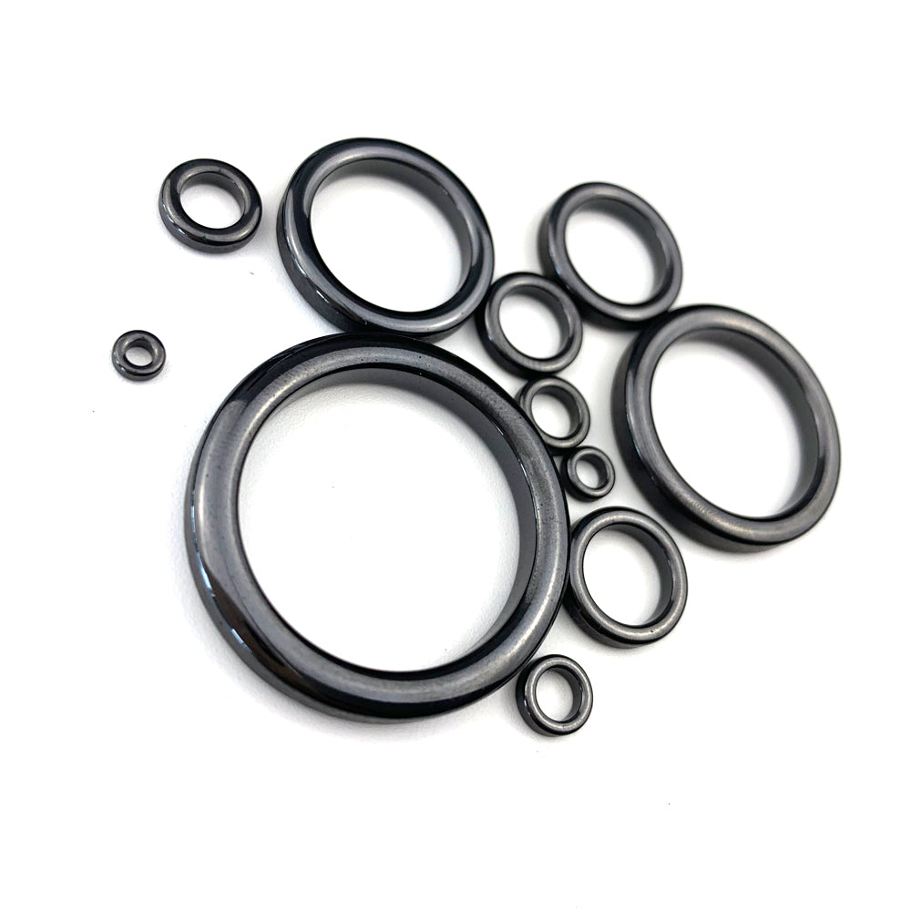 Fishing rod guide ring parts