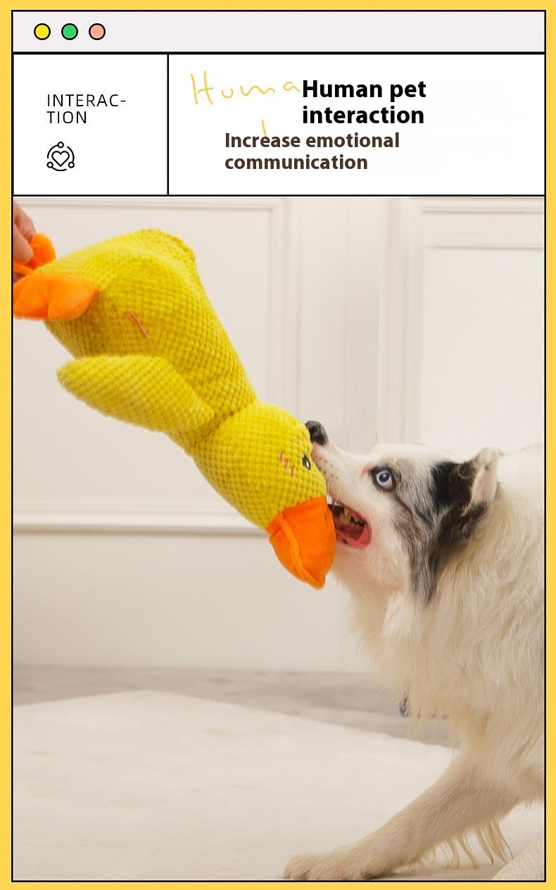 The Duck Dog Toy Plush Bite-resistant Pet Supplies