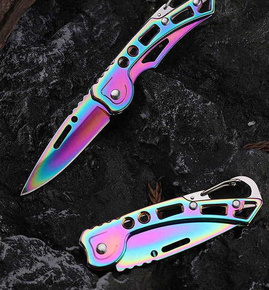 Outdoor Camping Stainless Steel Self-defense Folding Knife