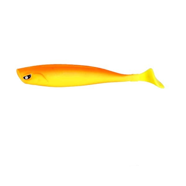 T-tailed Soft Fish 12cm 10g With Grooves On The Back Made Of PVC Material