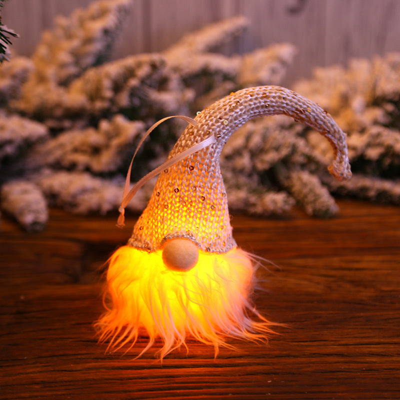 Christmas Forest Gnomes LED Tree Decoration