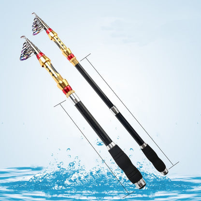 Fishing Rod Spinning Carbon Fiber Telescopic