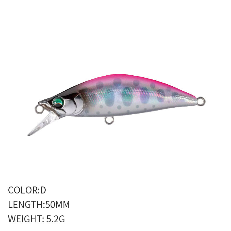 Submerged Long Casting Warped Mouth Bass Mini Microbait