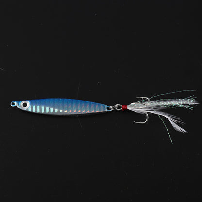 Feather Hook Sequins Lure Bait