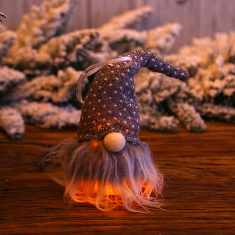 Christmas Forest Gnomes LED Tree Decoration