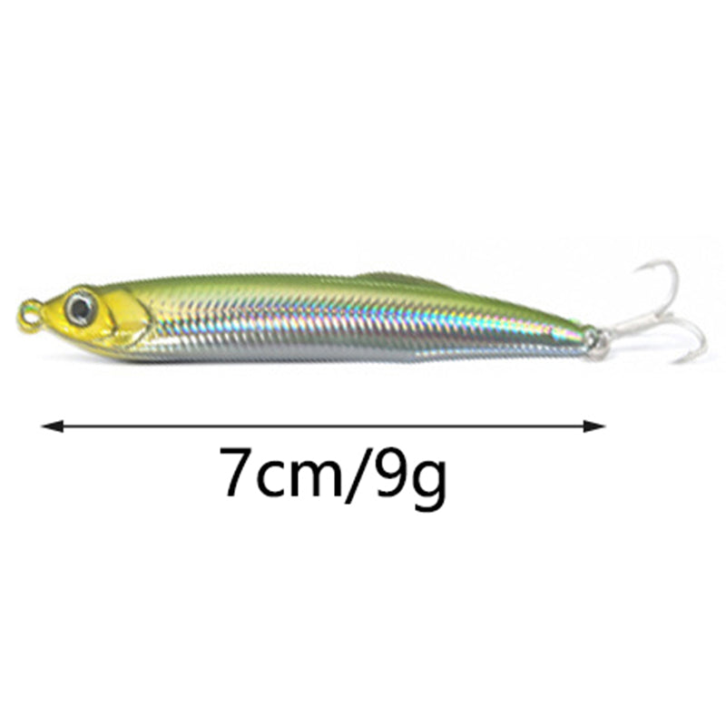 Long Range Submerged Pencil 9g Crossmouthed Perch Bait Fish