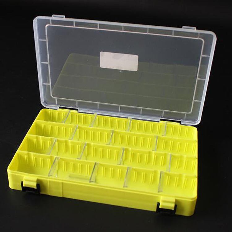 Double-sided double-layer lure box fishing tackle box