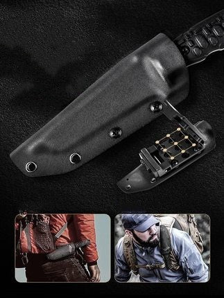 Outdoor Knife D2 Tactical Knife Open Blade Survival Sharp Self-defense Knives Cold Weapons Fixed