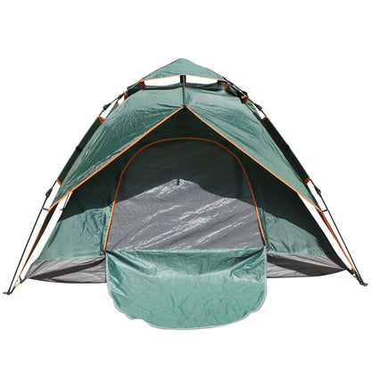 Double Deck Waterproof Pop Up Tent for Hiking Portable Automatic Tent for Camping 4 Person