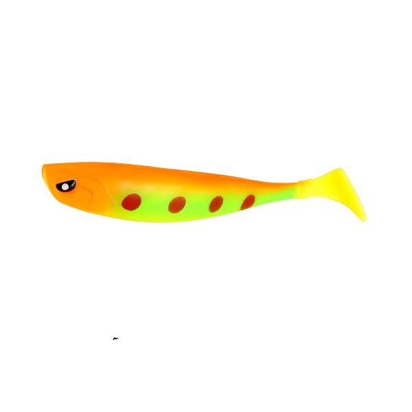 T-tailed Soft Fish 12cm 10g With Grooves On The Back Made Of PVC Material