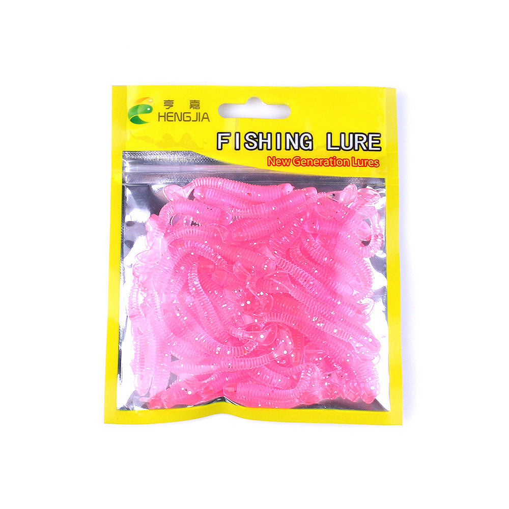 Bag of colorful soft insect bait