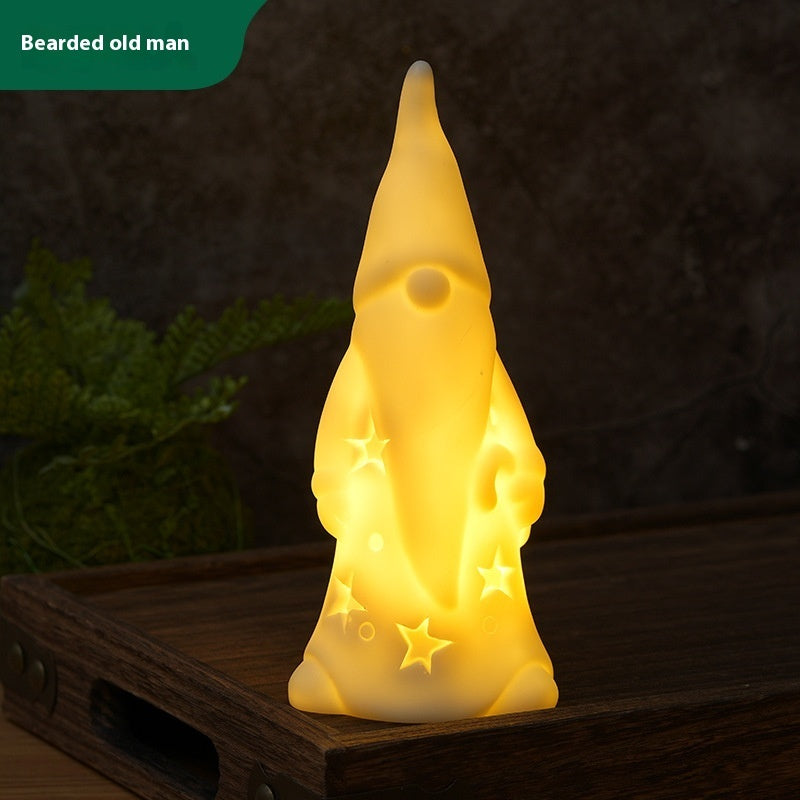 Christmas Night Lights Creative Bedside Lamp LED Candle Light