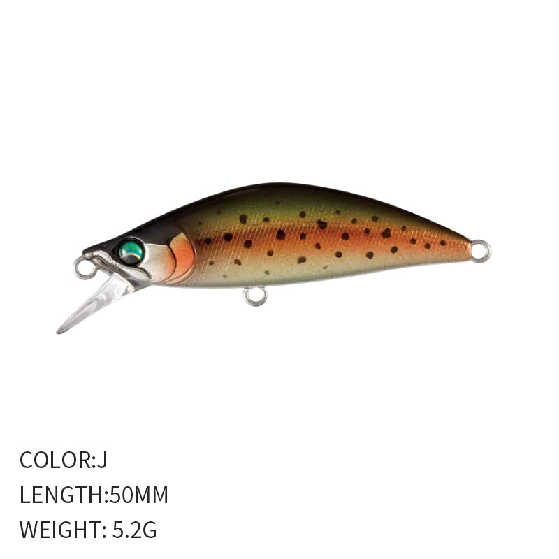 Submerged Long Casting Warped Mouth Bass Mini Microbait