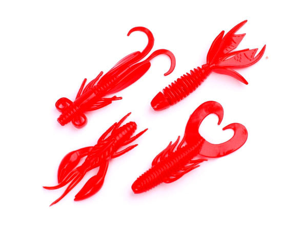 Luya bait special-shaped soft worm soft bait set