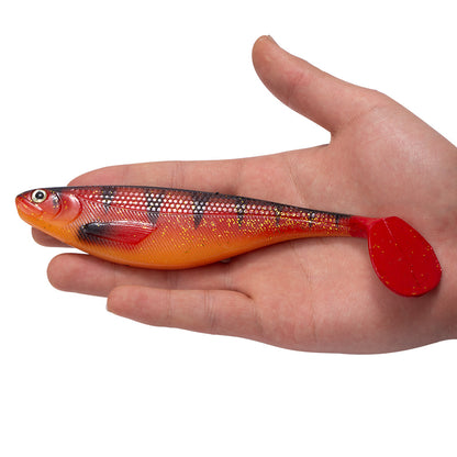 Luya T-tail Soft Bait Fish Made Of Biomimetic PVC Material