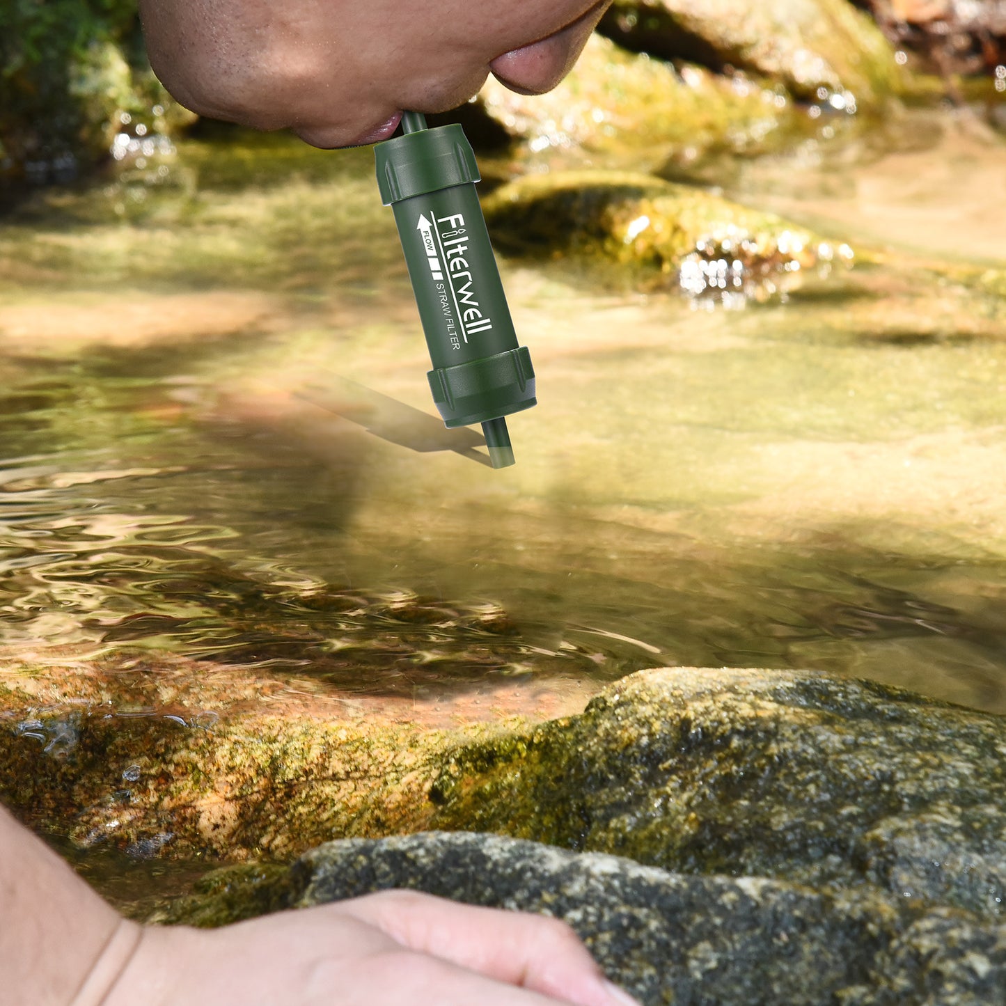 The New Camping Outdoor Purification Straw