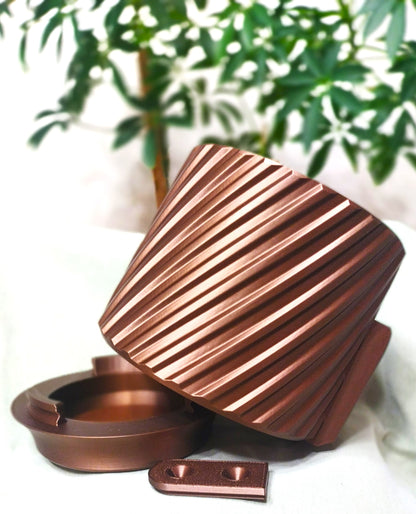 Copper Colored  Wall Planter