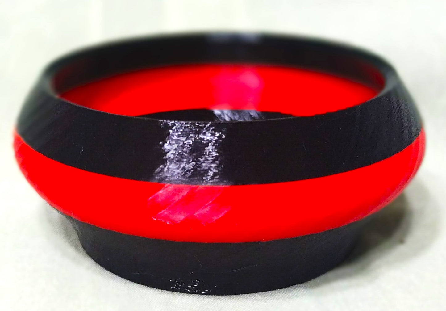 Small Black And Red Finger Decor Bowl for Dips and Sauces