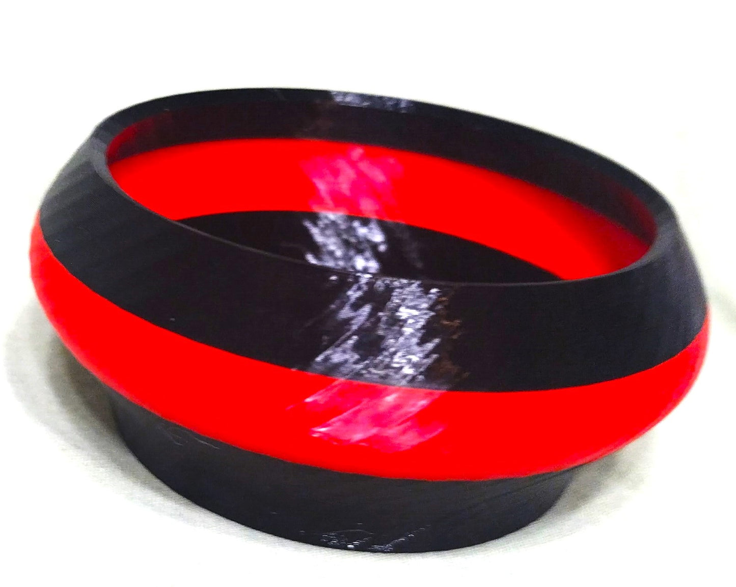 Small Black And Red Finger Decor Bowl for Dips and Sauces