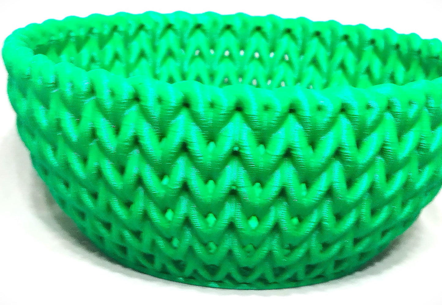 Green Knitted Candy Bowl