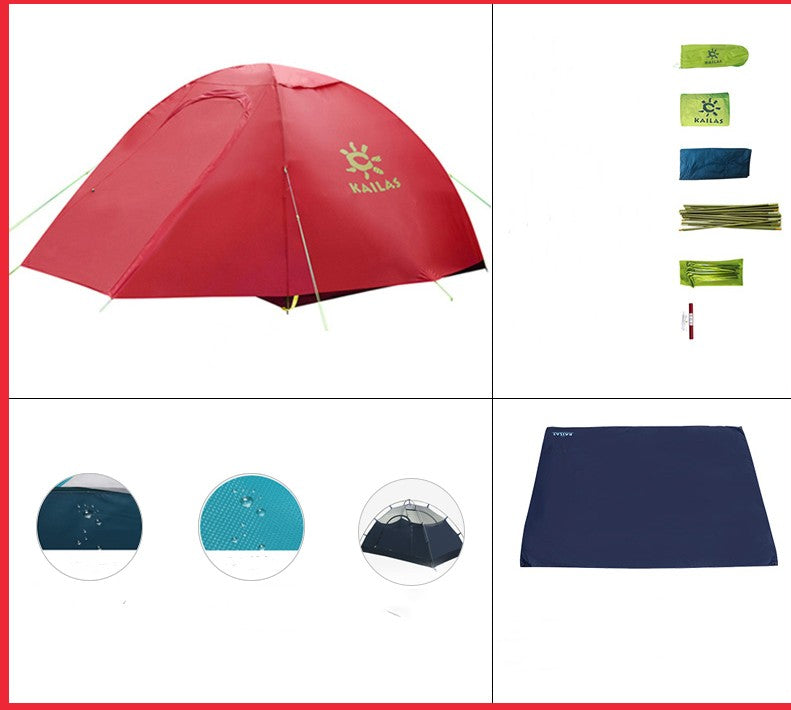 Sun Protection Wind And Storm Proof Camping Equipment For Two People