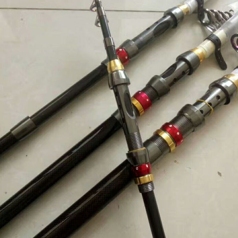 Fishing Rod Spinning Carbon Fiber Telescopic