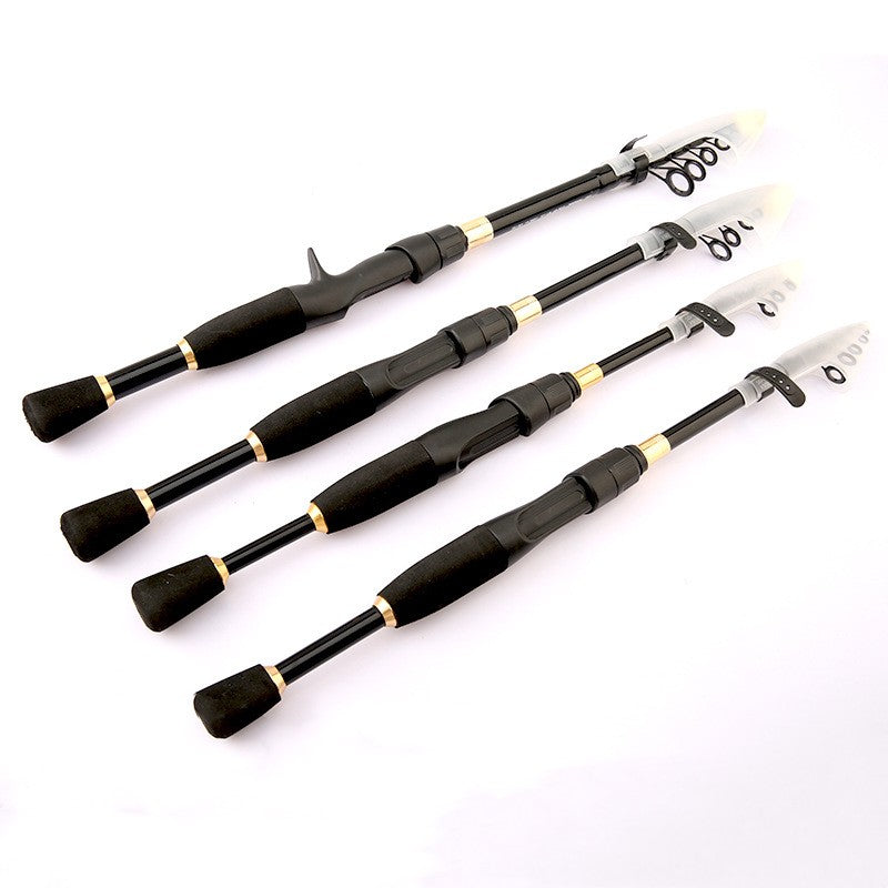 Ultra Short Telescopic Carbon Road Sub Fishing Rod