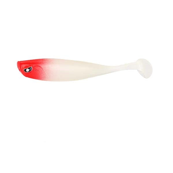 T-tailed Soft Fish 12cm 10g With Grooves On The Back Made Of PVC Material