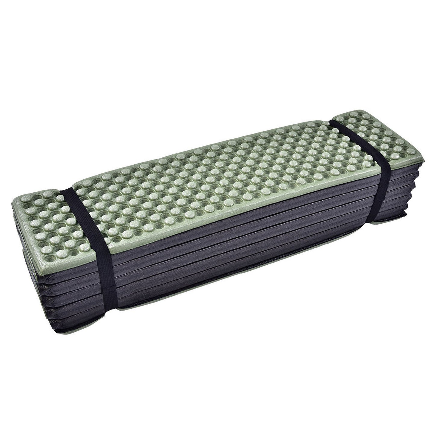 Sleeping Pad Waterproof Mattress Outdoor Foam Camping Mat Folding Beach Tent ( Army Green)