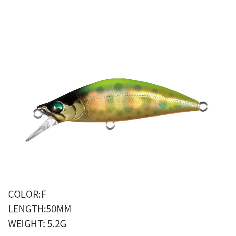 Submerged Long Casting Warped Mouth Bass Mini Microbait