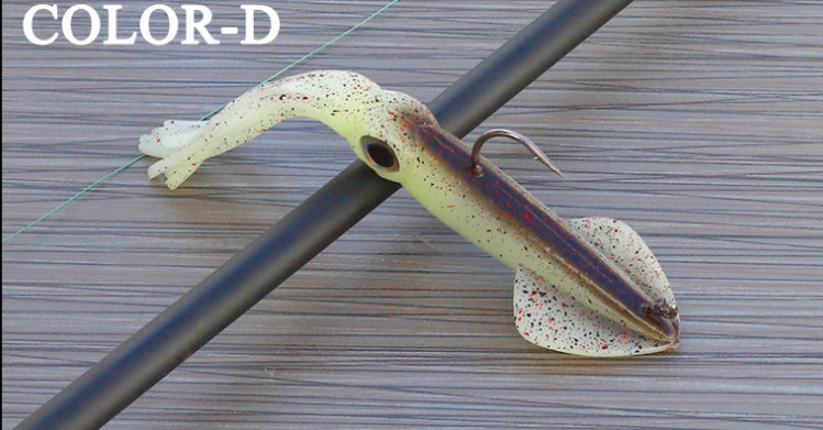 Built-in Lead Hook Octopus Squid Soft Bait