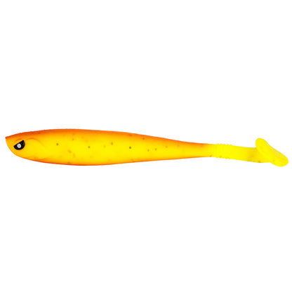 T-tail Soft Fish 13cm Back Notched Rainbow PVC Road Subbait False Bait