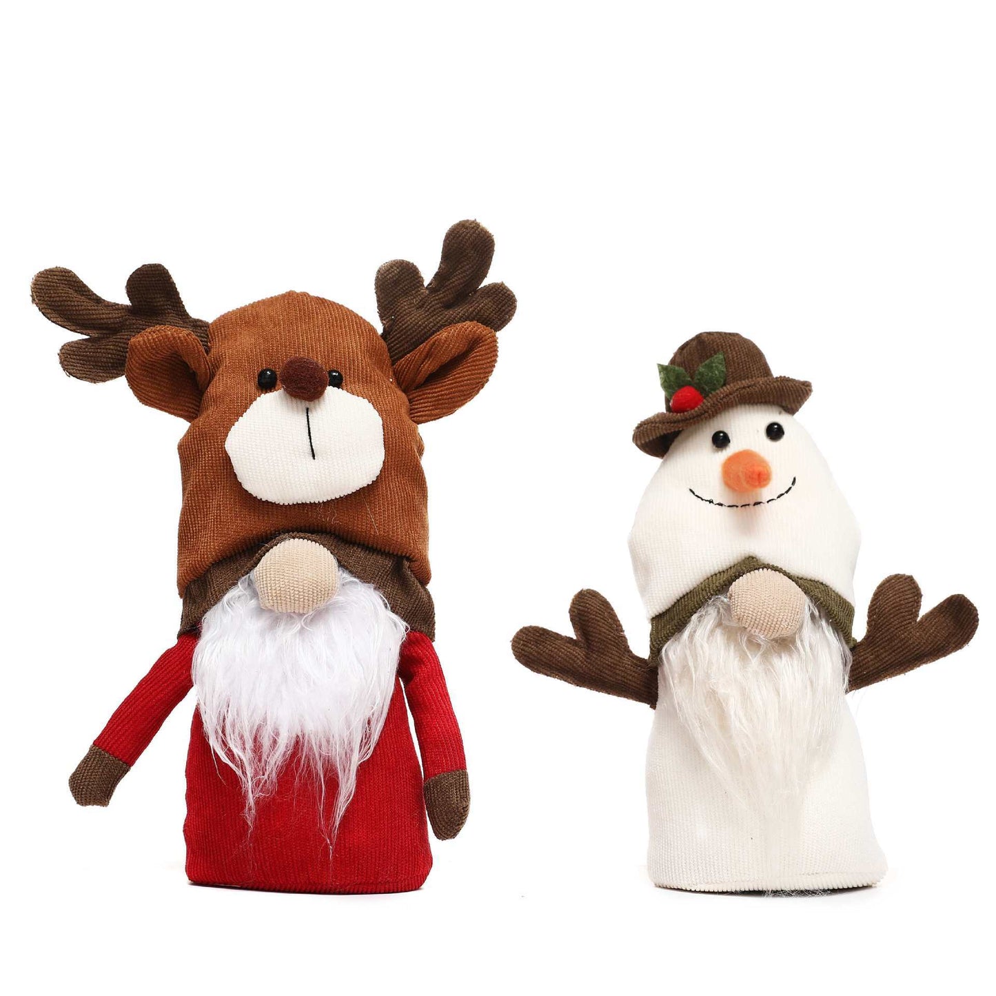 Christmas Gnome  Plush Cute Snowman & Reindeer