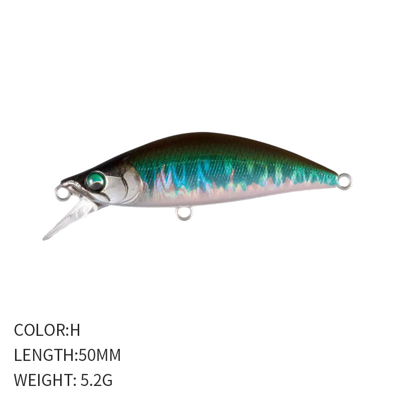 Submerged Long Casting Warped Mouth Bass Mini Microbait