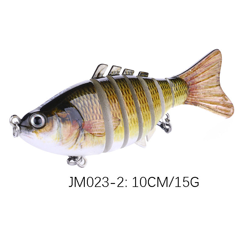 Luya Multi-section Broken Section 7 Sections 10CM-15.4G-6hook Bionic Hard Fishing Lure