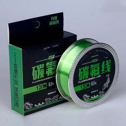 Fishing Gear Carbon Fluorine 120 Meter Soft Anti Roll Nylon Fishing Line