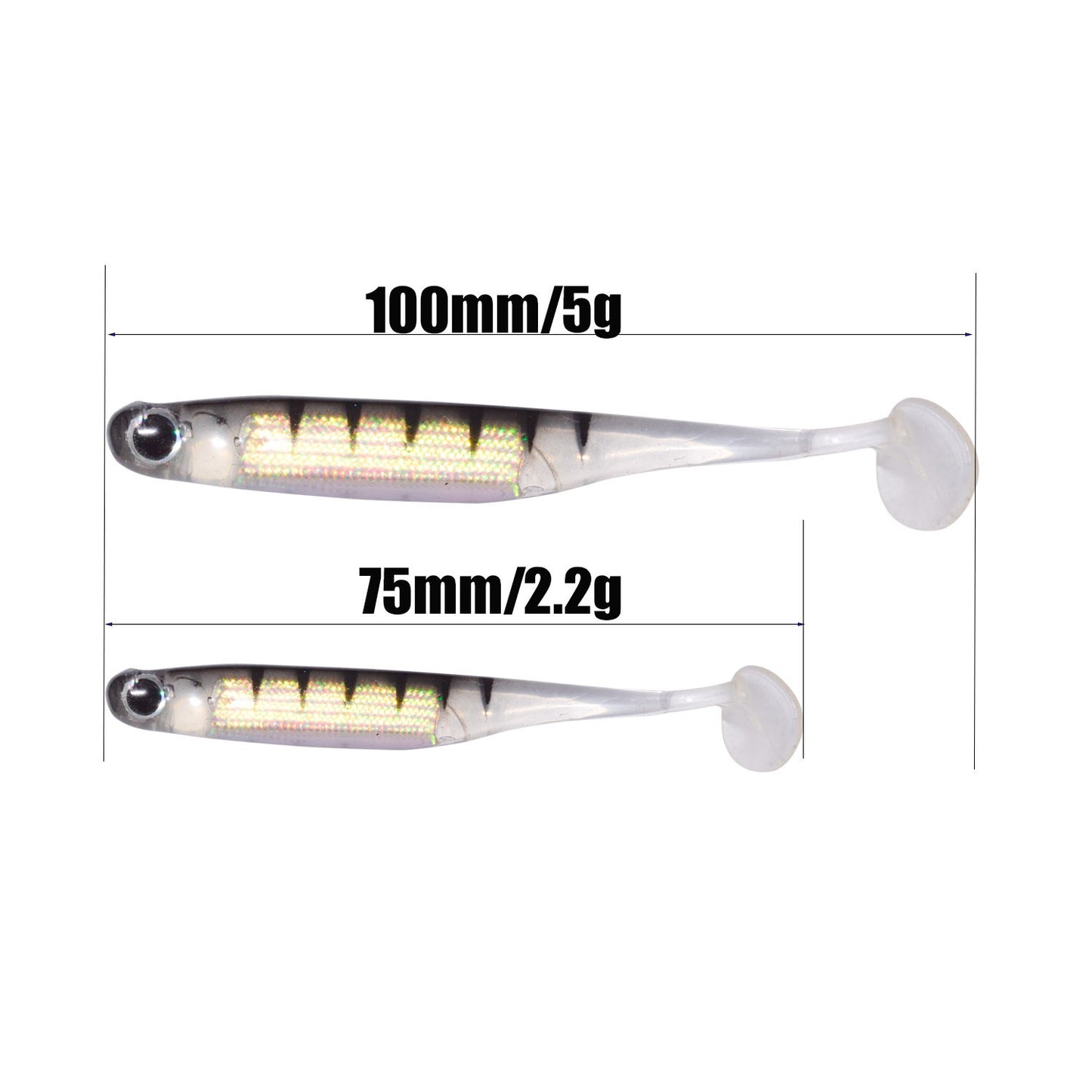 Home Fashion Reflective Roadrunner Soft Lures