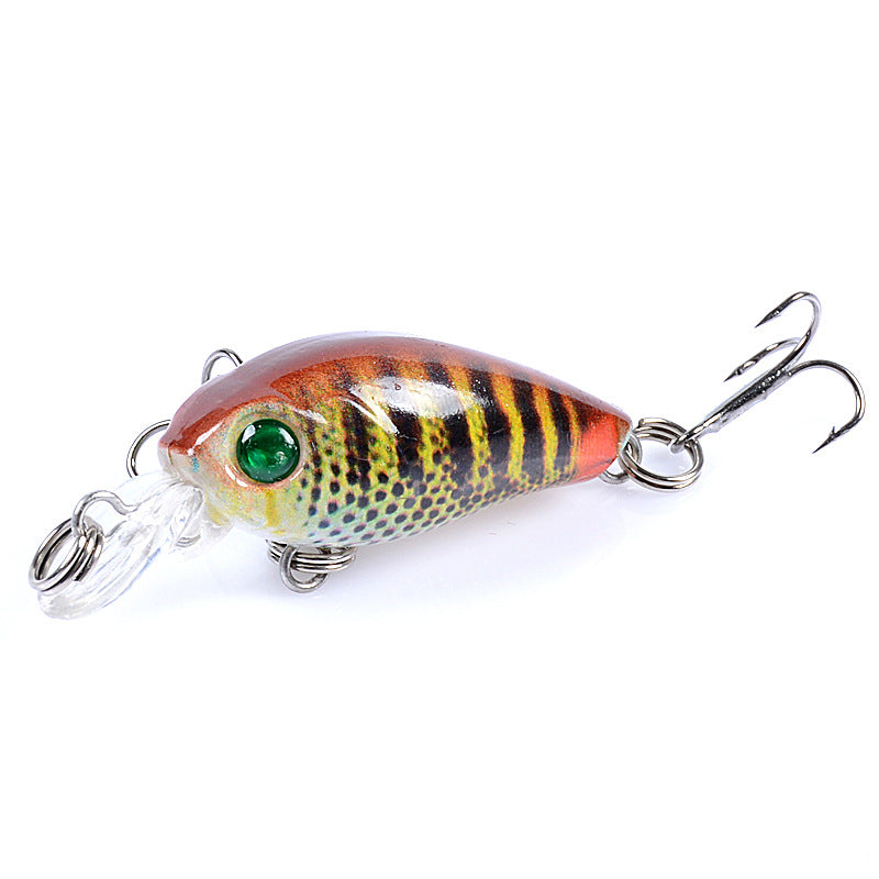 Micro-object 4.5CM Slow Noise Plastic Fake Bait Bass And Mandarin Fish Hard Bait