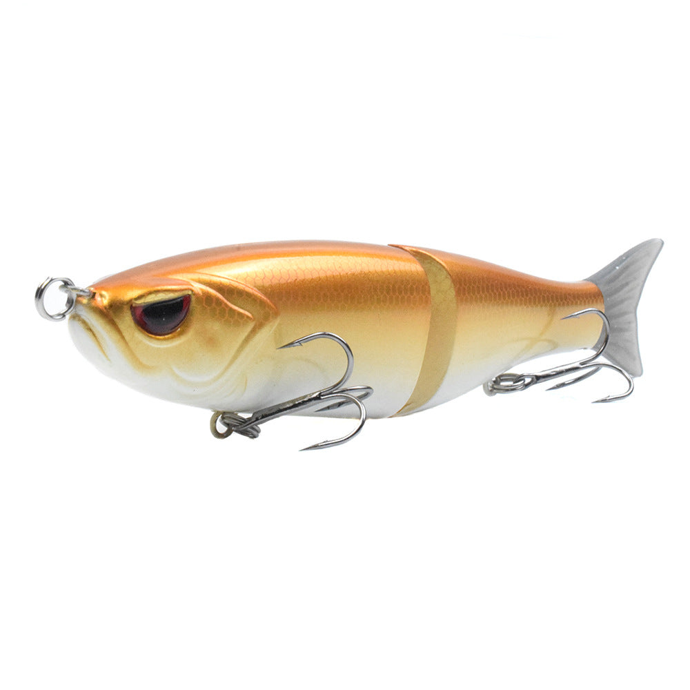 S-style Swimming Soft Tail Two-section Lure