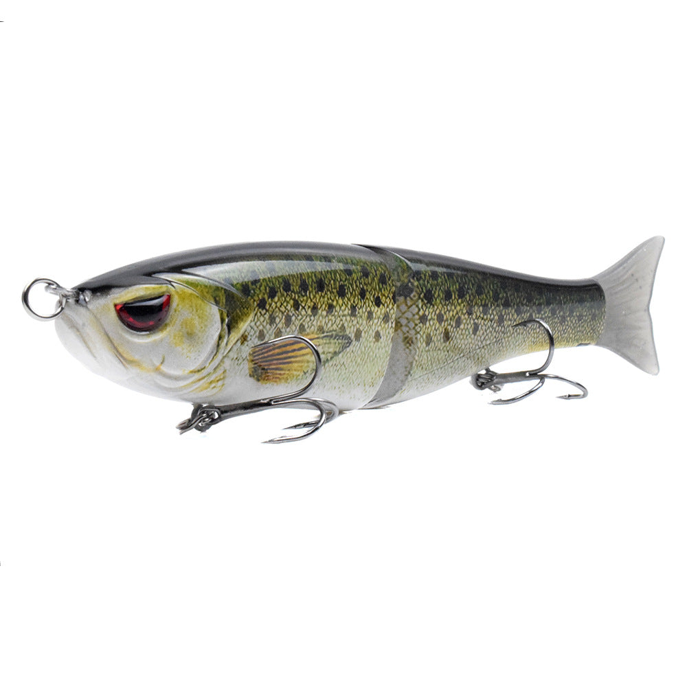 S-style Swimming Soft Tail Two-section Lure