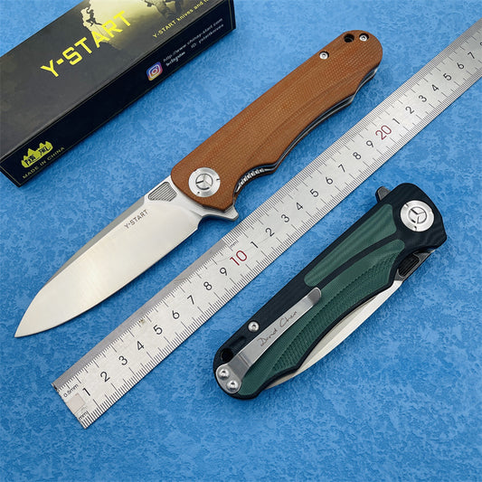 Outdoor Steel Folding High Hardness Self-defense Knife