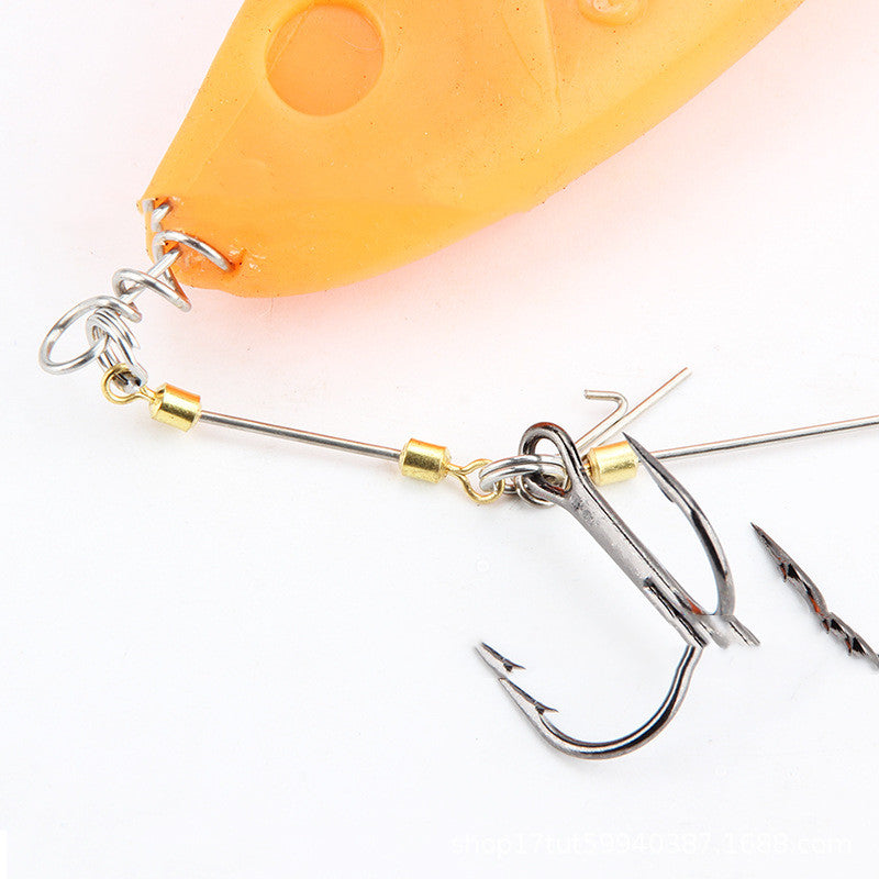 Spring Lock Needle Manual Fishing Rig String Hook