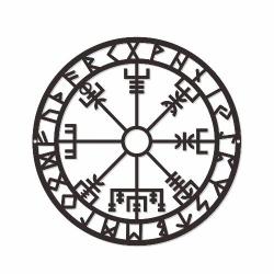 Iron Viking Compass Wall Art