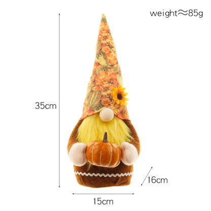 Thanksgiving Harvest Festival Pumpkin Gnomes