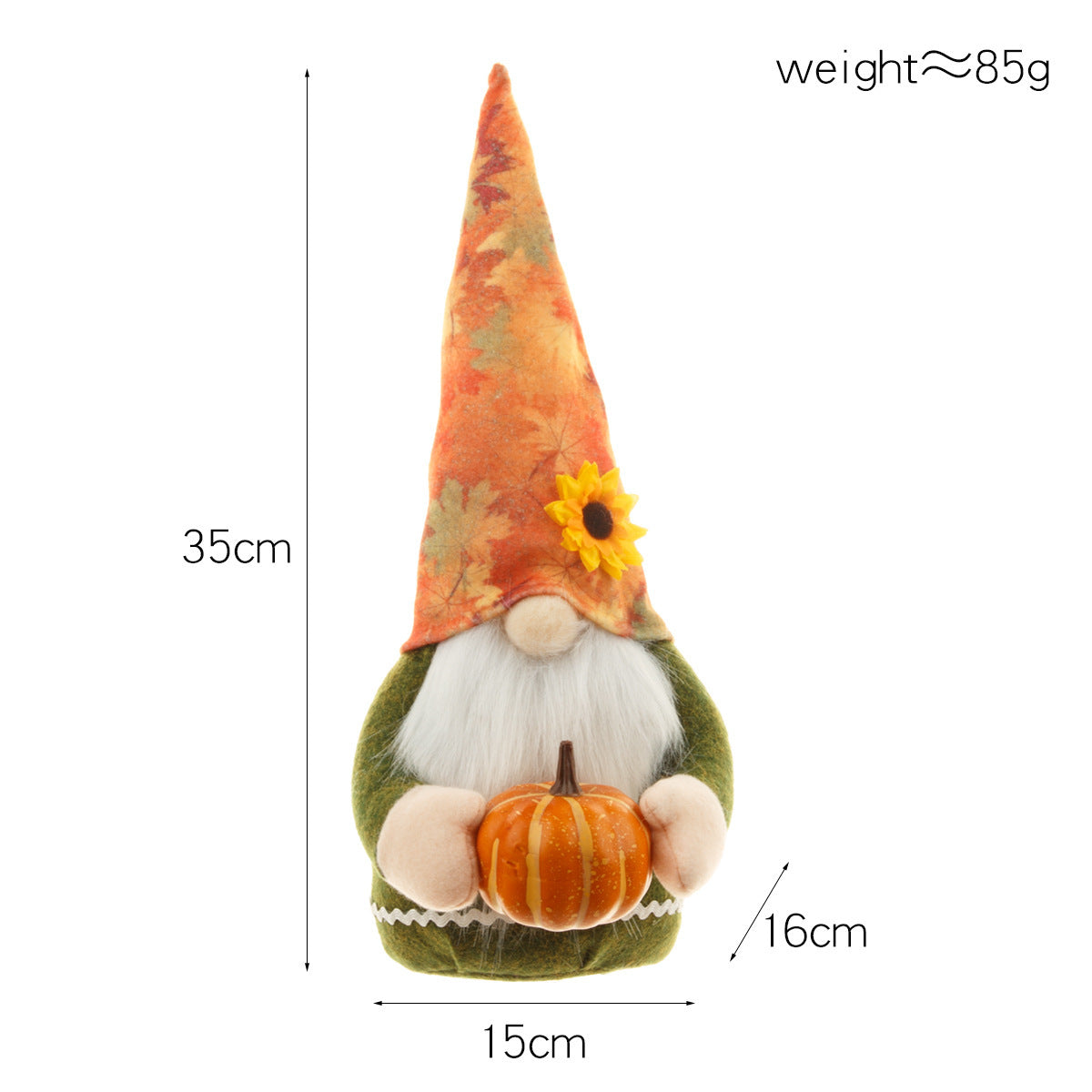 Thanksgiving Harvest Festival Pumpkin Gnomes