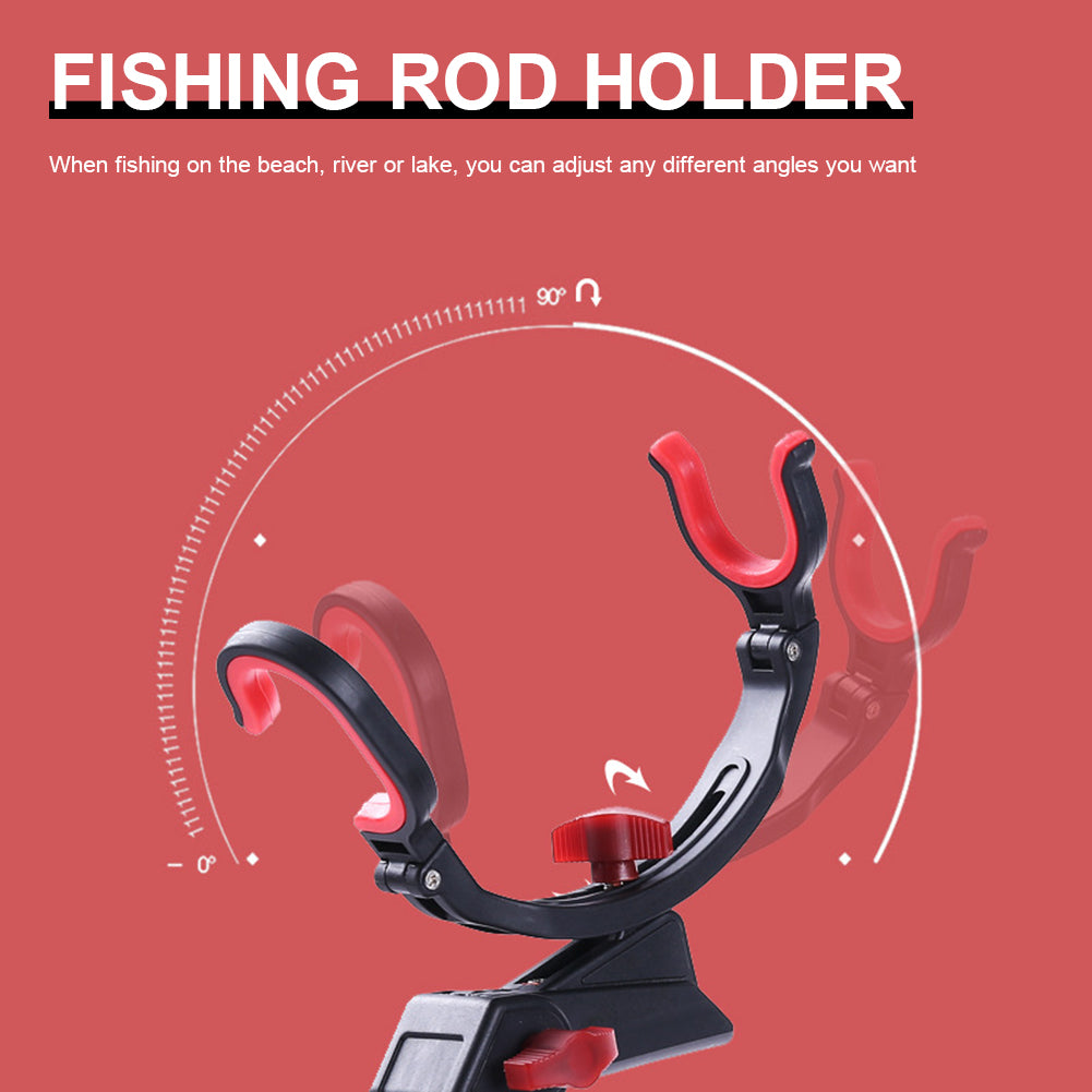 360 Degree Adjustable Fishing Pole Holder Universal Fishing Foldable Bracket Sea Lake Fish Rod Rack Stand Fishing Accessories